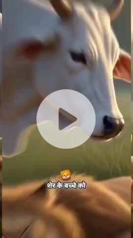 गाय और शेर की कहानी........
#motivational