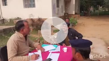 करपी: पुलिस निरीक्षक ने करपी थाने का किया औचक निरीक्षण