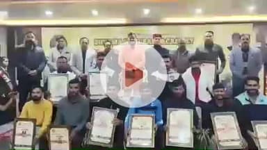 केराकतपुर में हैंडबॉल गौरव सम्मान समारोह में 12 महिला खिलाड़ियों सहित 24 खिलाड़ियों और कोच को किया गया सम्मानित