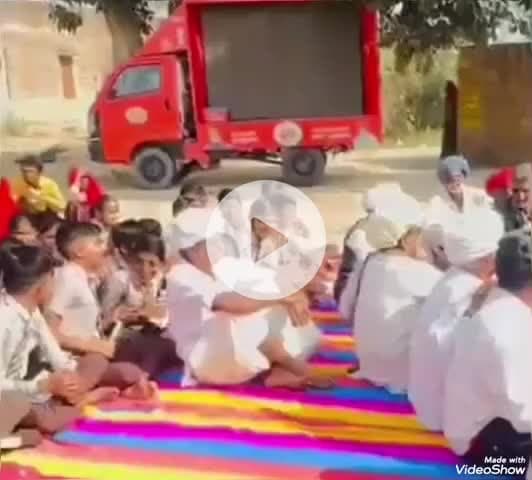 चितलवाना: मेंगलवा गांव में विकास रथ पहुंचा, सरकारी योजनाओं की दी गई जानकारी