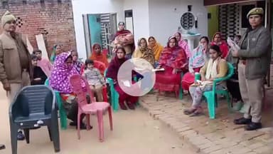 शाहबाद: भदासी और जंगलिया में मिशन शक्ति टीम ने सुरक्षा और साइबर क्राइम के बारे में लोगों को किया जागरूक