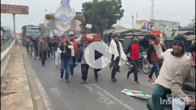 रामनगर: बांग्लादेश में हिंदुओं पर हो रहे अत्याचार के विरोध में रामनगर में निकाली गई आक्रोश रैली, सैकड़ों युवा हुए शामिल