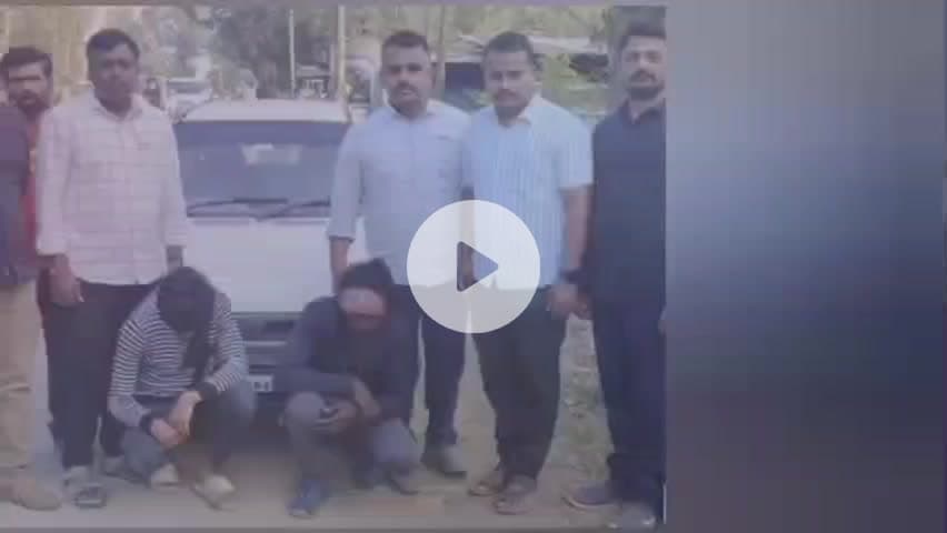 ಕೃಷ್ಣರಾಜನಗರ: ಅಕ್ರಮ ಗಾಂಜಾ ಸಾಗಾಣಿಕೆ ಇಬ್ಬರ ಬಂದನ