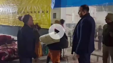 शाहबाद: एसडीएम ने नगर पालिका स्थित रैन बसेरे का निरीक्षण कर अलावों की स्थिति परखी