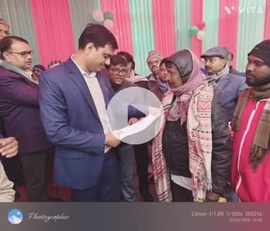 मनसाही :- दुर्गा मंदिर के सेवायत ने जिला पदाधिकारी को मटियारी दुर्गा स्थान के जमीन को अतिक्रमण मुक्त कराने का आवेदन दिया