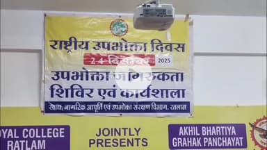 रतलाम नगर: राष्ट्रीय उपभोक्ता दिवस पर रॉयल कॉलेज में उपभोक्ता जागरूकता पर भव्य कार्यशाला आयोजित