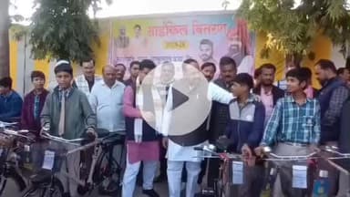 गढ़ाकोटा: सांदीपनी के साबूलाल उच्चतर माध्यमिक विद्यालय में साइकिल वितरण एवं वृक्षारोपण कार्यक्रम आयोजित