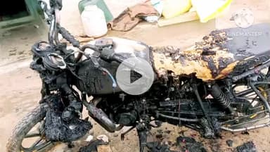 रैपुरा: शरारती तत्वों ने लगाई आग! मलघन पंचायत के तुल्ला में दहशत का माहौल