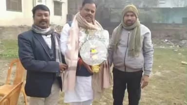 बीरपुर: ग्राम रक्षा दल ने गन्ना विकास मंत्री से की शिष्टाचार भेंट, अपनी मांगों से कराया अवगत