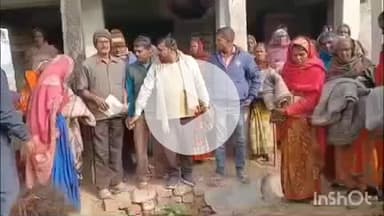 करपी: रामपुर चाय सामुदायिक भवन में गरीब बेसहारा परिवारों के बीच कंबल वितरण किया गया