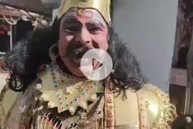 गाडरवारा: गाडरवारा विधानसभा में कन्नौज से आए मस्ताने ने रावण का किरदार निभाकर सबको किया चकित