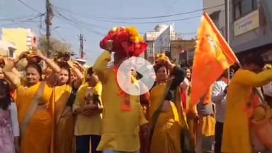 बीना: ग्राम पाली में सात दिवसीय श्री राम कथा एवं ज्ञान गंगा महोत्सव शुरू, कलश यात्रा निकाली गई