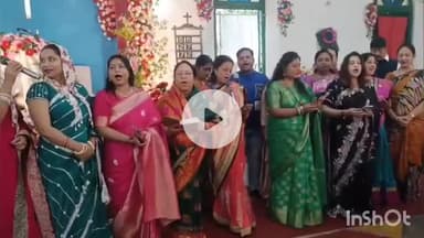 पाकुड़: जीतादो मिशन स्थित गिरजाघर में प्रभु यीशु मसीह के जन्म पर क्रिसमस मनाया गया, लोग खुशी से झूमे