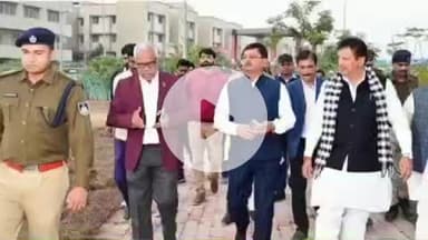 रामपुर बघेलान: कलेक्टर और एसपी ने कार्यक्रम स्थल का निरीक्षण किया