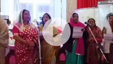 लाडपुरा: प्रभु यीशु मसीह के जन्म दिवस को शहर भर के सभी चर्चों में धूमधाम से मनाया गया