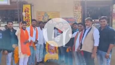 तिल्दा: बंगोली में भाजयुमो रायपुर जिला ग्रामीण अध्यक्ष का युवा मोर्चा द्वारा स्वागत किया गया