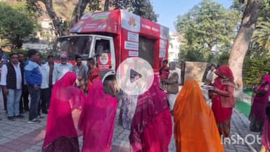 बड़गांव: सलूम्बर: राज्य सरकार के दो वर्ष पूर्ण, विकास रथ यात्राओं का सफल समापन