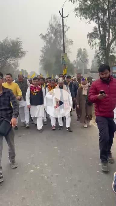 #पदयात्रा 
रामपुर से अमरोहा 
मा.सांसद संजय सिंह जी के साथ l
Sanjay Singh