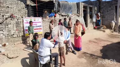 बड़ौदा: ग्राम पाण्डोला की आदिवासी बस्ती में आयुष विभाग ने लगाया स्वास्थ्य शिविर, 39 मरीजों की जांच की गई