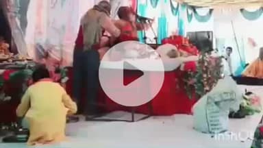 बारां: श्री राम मंदिर खाकी बाबा की बगीची में चल रही कथा में मनाया गया श्रीराम जन्मोत्सव