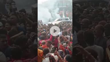 बीजेपी प्रदेश अध्यक्ष पंकज चौधरी का स्वागत. #reels #bjp #pankaj