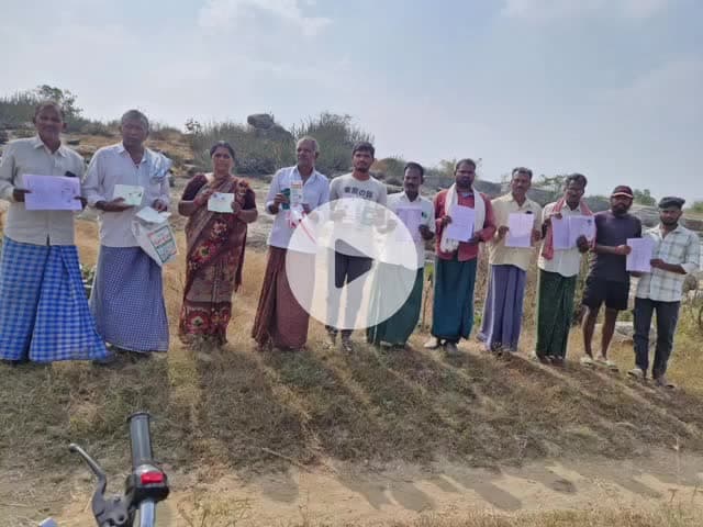 ఆత్మకూరు ఎస్: నెమ్మికల్ లో అక్రమ మైనింగ్‌ అనుమతులు రద్దు చేయాలనీ రైతులు ధర్నా