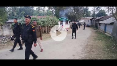 ফুলনি: কাৰ্বি আংলংৰ বিভিন্ন প্ৰান্তত শান্তি প্ৰতিষ্ঠাৰ বাবে আৰক্ষীৰ টহল দিয়া হয়