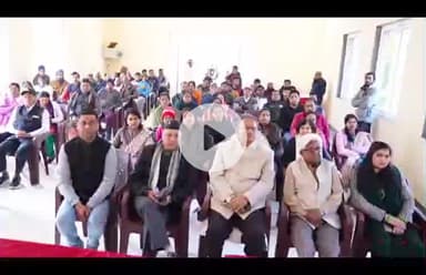 देहरादून: कैबिनेट मंत्री गणेश जोशी ने देहरादून में पार्टी कार्यकर्ताओं के साथ सुनी पीएम मोदी की मन की बात