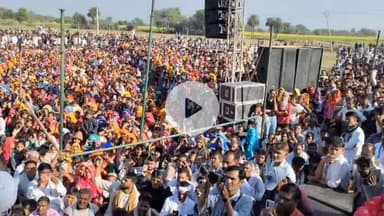 हिण्डोली: नरेश मीणा ने हिंडोली दौरे पर हेलीकॉप्टर से कोलाहेड़ा पहुंचकर देवनारायण मेले में की शिरकत