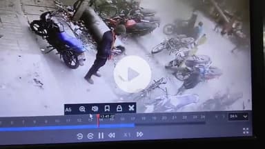 लाइन बाजार शिव मंदिर के पास से सायकल चोरी चोर cctv मे कैद