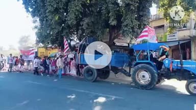 घाघरा: चान्हों प्रखंड से आदिवासी समाज की पदयात्रा सिरासिता नाला धार्मिक स्थल से घाघरा पहुंची, लोगों ने की सराहना