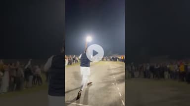 #2025 नेनवां क्रिकेट मैच में विधायक अशोक चांदना ने लगाए चौके छक्के #citynewsrajasthan