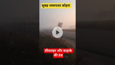 शीत लहर और कड़ाके की ठंड #alwarnews #automobile #pyajrate #alwar