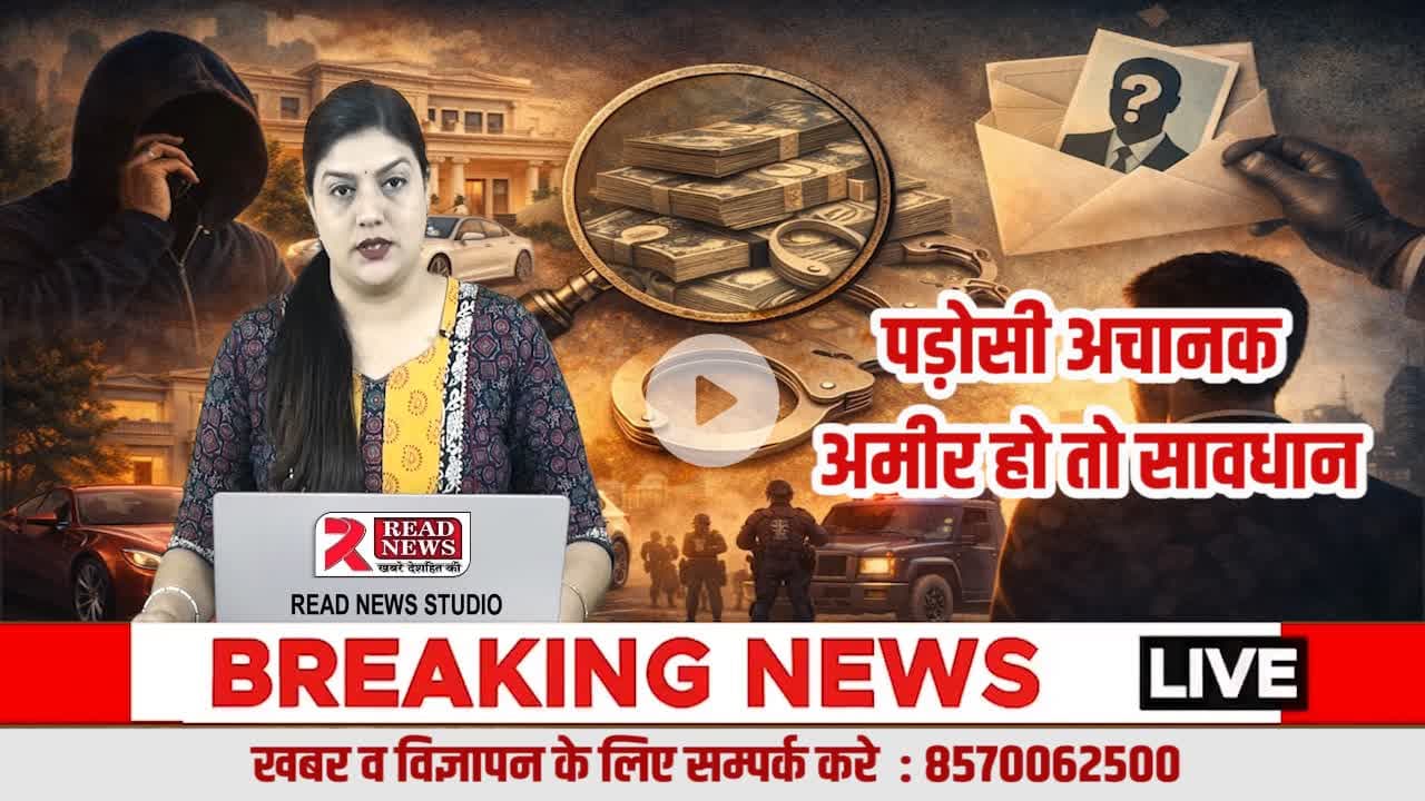 अचानक करोड़ों की प्रॉपर्टी? READ NEWS का देशहित अभियान — सवाल ज़रूरी हैं

#ReadNews
#VoiceOfTruth
#देशहितअभियान