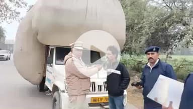 बवानी खेड़ा: गांव बवानी खेड़ा में यातायात पुलिस सख्त, नियम तोड़ने वालों पर कसा शिकंजा