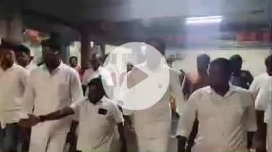 திருச்செங்கோடு: அர்த்தநாரீஸ்வரர் கோயிலில் தவெக கொள்கை பரப்பு செயலாளர் அருண்ராஜ் கிரிவலம் வந்து பக்தர்களுக்கு அன்னதானம் வழங்கினர்