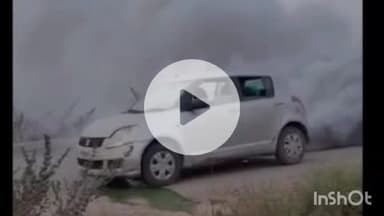 కొడంగల్: లక్ష్మీ నారాయణపూర్ సమీపంలో కారులో చెలరేగిన పొగ, తృటిలో తప్పిన ప్రమాదం