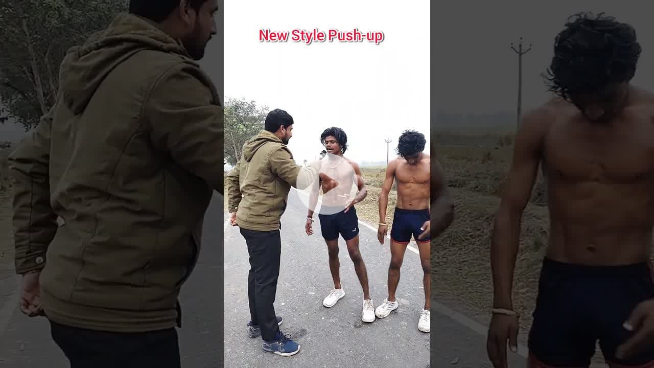New Style Push Up #viralvideo #gym  #badybuilding #pushup