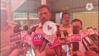 శామీర్‌పేట: సర్దార్ పటేల్ నగర్ లోని ఆలయంలో చోరీ దర్యాప్తుల చేపట్టిన ఏసిపి రవి కిరణ్