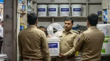 पिल्लूखेड़ा: पिल्लूखेड़ा में पेंट की दुकान से 5 बाल्टी नकली पेंट पकड़ा गया