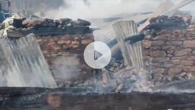 मोरी: मोरी के गुराड़ी में तीन आवासीय भवनों में अचानक लगी आग, 14 मवेशियों की जिंदा जलने से हुई मौत