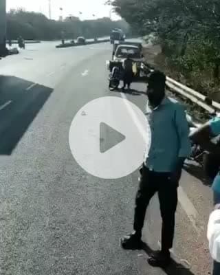 నిజాంపేట్: దామలచెరువు రోడ్డు ప్రమాదంలో ఇద్దరికీ గాయాలు