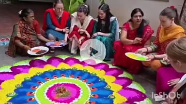 ఖాజీపేట: కాజీపేటలో విదేశీయులతో కలిసి బాలవికాస  ఆధ్వర్యంలో ముందస్తు సంక్రాంతి సంబరాలు