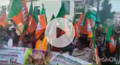 বাগনান ১: হাওড়া গ্রামীণ জেলা বিজেপির পক্ষ থেকে বাগনান থানা ঘেরাও ও প্রতিবাদ কর্মসূচি