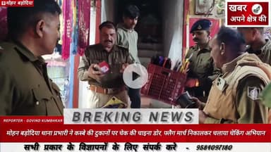 मोहन बड़ोदिया थाना प्रभारी ने कस्बे की दुकानों पर चेक की चाइना डोर #चाइना_डोर #चेकिंग