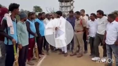 భామిని మండలం నులకజోడు గ్రామంలో క్రికెట్ టోర్నమెంట్  ప్రారంభం