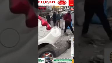 #Shimla मल्याणा में अनियंत्रित ट्रक ने मचाई तबाही, किनारे खड़ी कई गाड़ियों को भारी नुकसान #truck #da