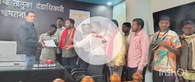 भामरागड: भटपार येथे पोहचण्याकरीता पक्का रस्ता करीत गावाला विकासाच्या प्रवाहात आणा,भाकपाचे भामरागड तहसीलदाराना निवेदन