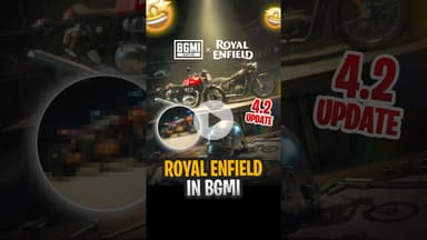 Royal Enfield in BGMI Update 4.2🔥 #bgmi #bgmiupdate #royalenfield #bgmixroyalenfiled