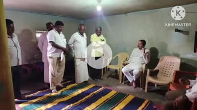 ಮುದ್ದೇಬಿಹಾಳ: ಕಂದಗನೂರು ಗ್ರಾಮದಲ್ಲಿ ಮೃತ ಕಾರ್ಯಕರ್ತನ ಕುಟುಂಬಕ್ಕೆ ಭೇಟಿ ನೀಡಿ ಸಾಂತ್ವನ ಹೇಳಿದ ಶಾಸಕ ಅಪ್ಪಾಜಿ ನಾಡಗೌಡ